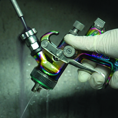 Respray after accident